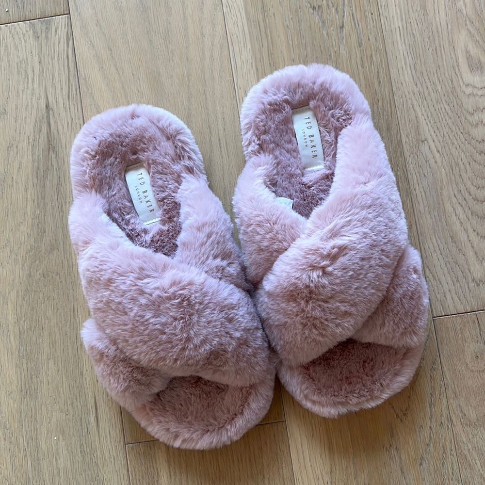 Ted baker never worn blush slippers